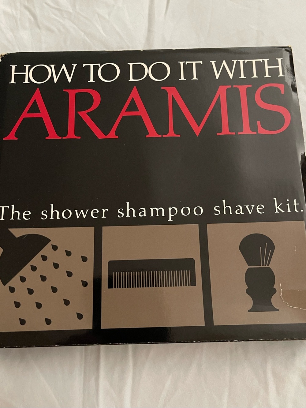 Vintage Aramis The Shower, Shampoo ,Shave Kit New Old Stock